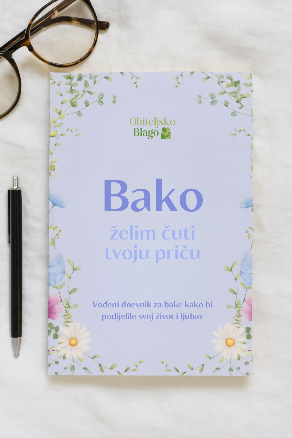 Vođeni dnevnik sjećanja za baku 💜 -50 % ZA DAN OČEVA 💜