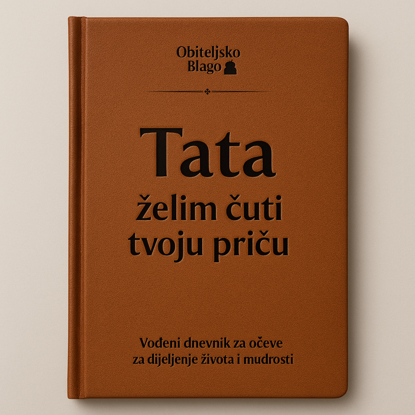 Vođeni dnevnik sjećanja za tatu 🤎 BLACK FRIDAY -50% 🤎