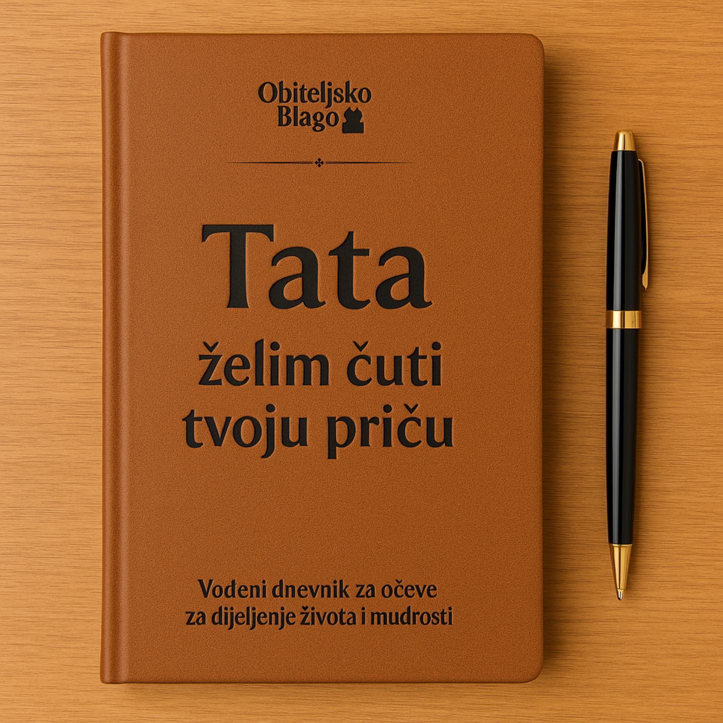Vođeni dnevnik sjećanja za tatu ⚡ –50 % SAMO DANAS ⚡