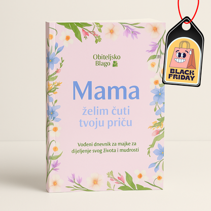 Vođeni dnevnik sjećanja za mamu 🩷 BLACK FRIDAY -50% 🩷