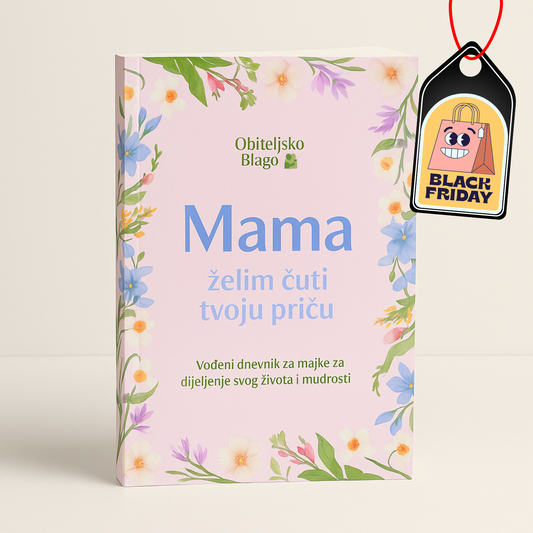 Vođeni dnevnik sjećanja za mamu 🩷 BLACK FRIDAY -50% 🩷