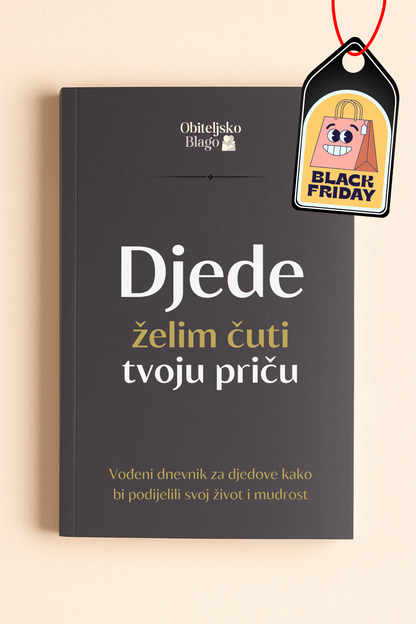 Vođeni dnevnik sjećanja za djeda 💙 BLACK FRIDAY -50% 💙